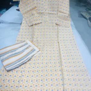Vaachi Straight Printed Cotton Kurti pant set – VC1211126700