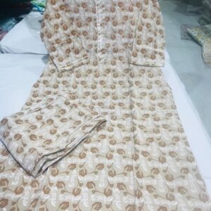 Vaachi Straight Printed Cotton Kurti pant set -VC1212127900