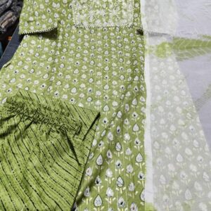 Kurti pant dupatta set
