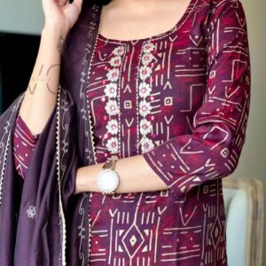 Kurti pant dupatta set