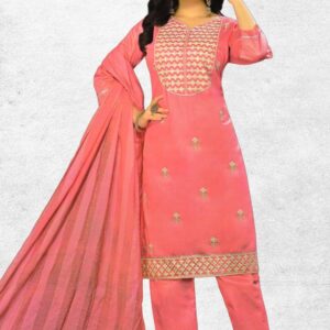 Chanderi Kurti pant dupatta set