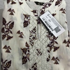 Cotton nyra cut anarkali kurti in pure cotton fabric – VC1612029900