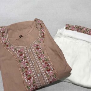 Straight Anarkali Kurti pant set in catalog pattern – VC1224232900