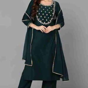 KURTI PANT DUPATTA SET