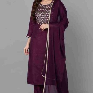 KURTI PANT DUPATTA SET