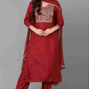 KURTI PANT DUPATTA SET