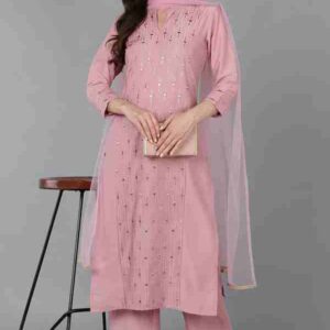 KURTI PANT DUPATTA SET