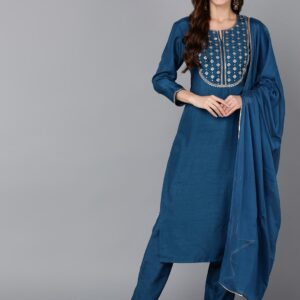 kurti pant dupatta set