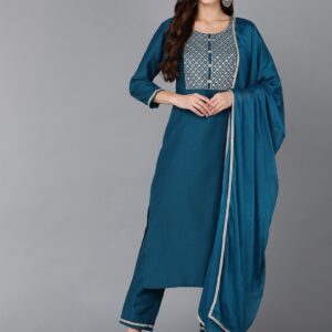 kurti pant dupatta set